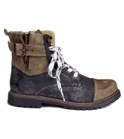 Trachtenschuh H542 Johannes blau whisky