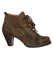 Trachtenstiefeletten D459 Wermut bisam