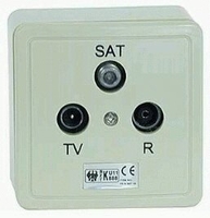 Antennensteckdose,  End 4100 SW