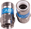 Cabelcon F-56 5.1 W Self Install NiTin mit O-Ring F-Kompressionsstecker RG6 / 7 mm