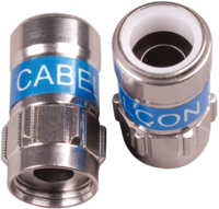 Cabelcon F-56 5.1 W Self Install NiTin mit O-Ring F-Kompressionsstecker RG6 / 7 mm