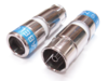 Cabelcon IECF-56 CX3 5.1 - blau - IEC-Buchse RG6 Compression