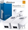 DEVOLO DLAN 550 duo+ Starter Kit Powerline (500 Mbit/s,  2x LAN,  integrierte Steckdose,  9297)
