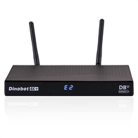 Dinobot 4K+ UHD 2160p H.265 HEVC E2 Linux Android Dual Wifi DVB-S2/T2C Combo Sat Receiver