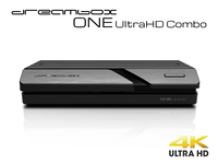 Dreambox One Combo Ultra HD 1x DVB-S2X MIS 1xDVB-C/T2 Tuner 4K 2160p E2 Linux Dual Wifi H.265 HEVC