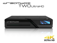 Dreambox Two Ultra HD BT 2x DVB-S2X MIS Tuner 4K 2160p E2 Linux Dual Wifi H.265 HEVC