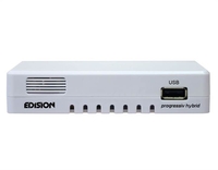 Edision progressiv hybrid nano DVB-C/T2 HD Kabel-Receiver weiß