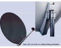 Gibertini 125 cm Aluminium Offsetantenne antrazit