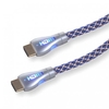 High Speed HDMI-Kabel mit Ethernet und blauer LED 5, 0m