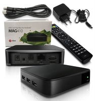 MAG 410 Android IPTV Set Top Box Internet TV