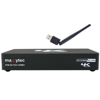 Maxytec Multibox 4K UHD 2160p E2 Linux + Android DVB-S2 Sat & DVB-T2/C Combo Wifi Receiver