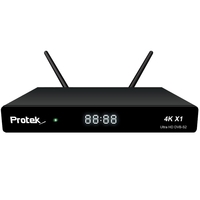 Protek X1 4K UHD 2160p H.265 HEVC E2 Linux Dual Wifi DVB-S2 Sat Receiver