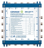Spaun SMK 5583 FA aktiver SAT-Multischalter 8 Teilnehmer / 5 Eingänge