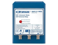 Spaun SUR 211 WSG Sat Antennen Relais DiSEqC 2/1 mit Option