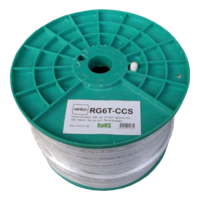 Venton Koaxial Sat Kabel RG6T-CCS 100dB 2-fach geschirmt High Quality