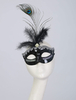 10 teile / satz karnevals maske synthetische pfaufeder masquerade kostüm zubehör