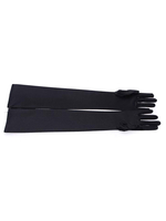 1920er Jahre Mode Flapper Black Viscose Great Gatsby Handschuhe