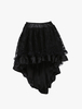 1950er Jahre Vintage Petticoat Tutu Krinoline Unterrock schwarz hohen niedrigen Rock für Frau