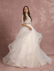 2 Stück Brautkleid Spitze Organza Backless Sommer Brautkleider 2020 Halbe Hülse eine Linie abgestuft Brautkleid mit Hofzug Milanoo