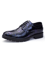 2013 trendige Lederschuhe aus mit Pop-Art Muster