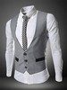 2020 Blazer Herren für Herbst mit figurbetonendem Design und V-Ausschnitt im casualen Stil Baumwolle für Straßen-Style und Herren