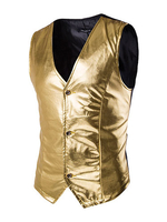2020 Blazer Herren Polyester für Straßen-Style im casualen Stil und Herbst mit figurbetonendem Design und V-Ausschnitt für Herren
