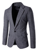 2021 Blazer Herren für Winter SLIM FIT mit Umlegekragen im klassischen & traditionellen Style Baumwolle für Openair und Herren