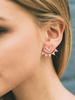 2021 Mode Ohr2021Ring Strass Ohr2021Ring mit Kunstdiamanten für Damen und Abend im schicken & modischen Style Piercing Ohr2021Ring e in geometrischer Form Metall