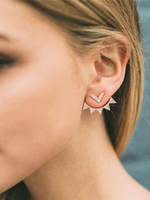 2021 Mode Ohr2021Ring Strass Ohr2021Ring mit Kunstdiamanten für Damen und Abend im schicken & modischen Style Piercing Ohr2021Ring e in geometrischer Form Metall