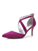 2022Brautschuhe aus mit Kunstdiamanten Satin für Damen im eleganten & luxuriösen Stil