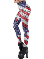 4. Juli Leggings Stretchy Independence Day Bedruckte Unterteile