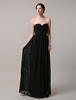 A-Linie-Brautkleid aus Spitze mit Herz-Ausschnitt und Spitzen bodenlang in Schwarz