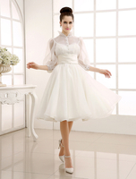 A-Linie-Brautkleid in Elfenbeinfarbe Milanoo