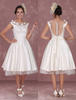 A-Linie-Brautkleid in Elfenbeinfarbe Milanoo