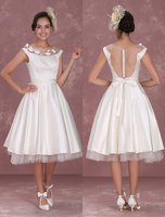 A-Linie-Brautkleid in Elfenbeinfarbe Milanoo