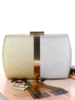 Abend-Clutch-Taschen Zwei Tone Hochzeit Braut Kontrast Farbe Party Handtaschen