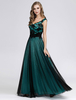 Abendkleid 2021 Tüll Ärmellos Bodenlang Abschlussfeier Hochzeitsgast Mutterkleider
