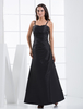 Abendkleid aus Taft in Schwarz