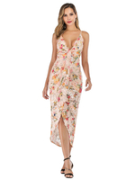 Abendkleid Hellgold Ärmellose rückenfreie Polyester-Paillettenkleider Langes Partykleid Festzugskleid