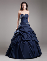 Abendkleid in Dunkelblau