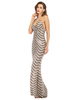 Abendkleid Schwarz Ärmelloses rückenfreies Polyester Pailletten Cami Kleider Langes Partykleid Bodycon Festzugskleid