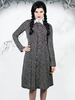 Addams Familienwerte Mittwoch Addams Kleid Cosplay Kostüm Halloween