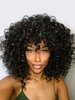 Afroamerikaner-Haar-Perücken-schwarze zerzauste Afro-synthetische Perücken für Frauen