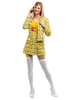 Ahnungslos Chers gelbes kariertes Outfit Cosplay Kostüm Halloween