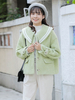 Akademische Lolita Mäntel Grüner Mantel Langarm Polyester Winter Lolita Outwears