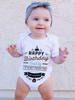 Alles Gute zum Geburtstag Papa Bodysuit Babay Kleinkind Kleinkind Baumwolle Onesie