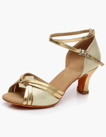Ankle Strap offen Glitter lateinischen Stulpen