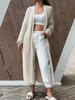 Aprikosenpullover Cardigans Frauen Langarm Maxi Cardigans