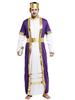 Arabische Nacht Kostüm Halloween Herren lila Kleid Outfit asiatisches Kostüm