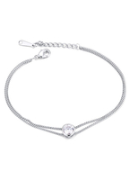 Armband für Damen und Silbern für Damen Armkette im schicken & modischen Style und Party für Damen